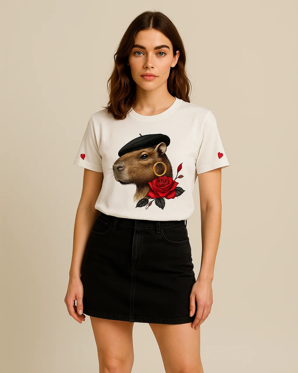 Camiseta Capy Amor