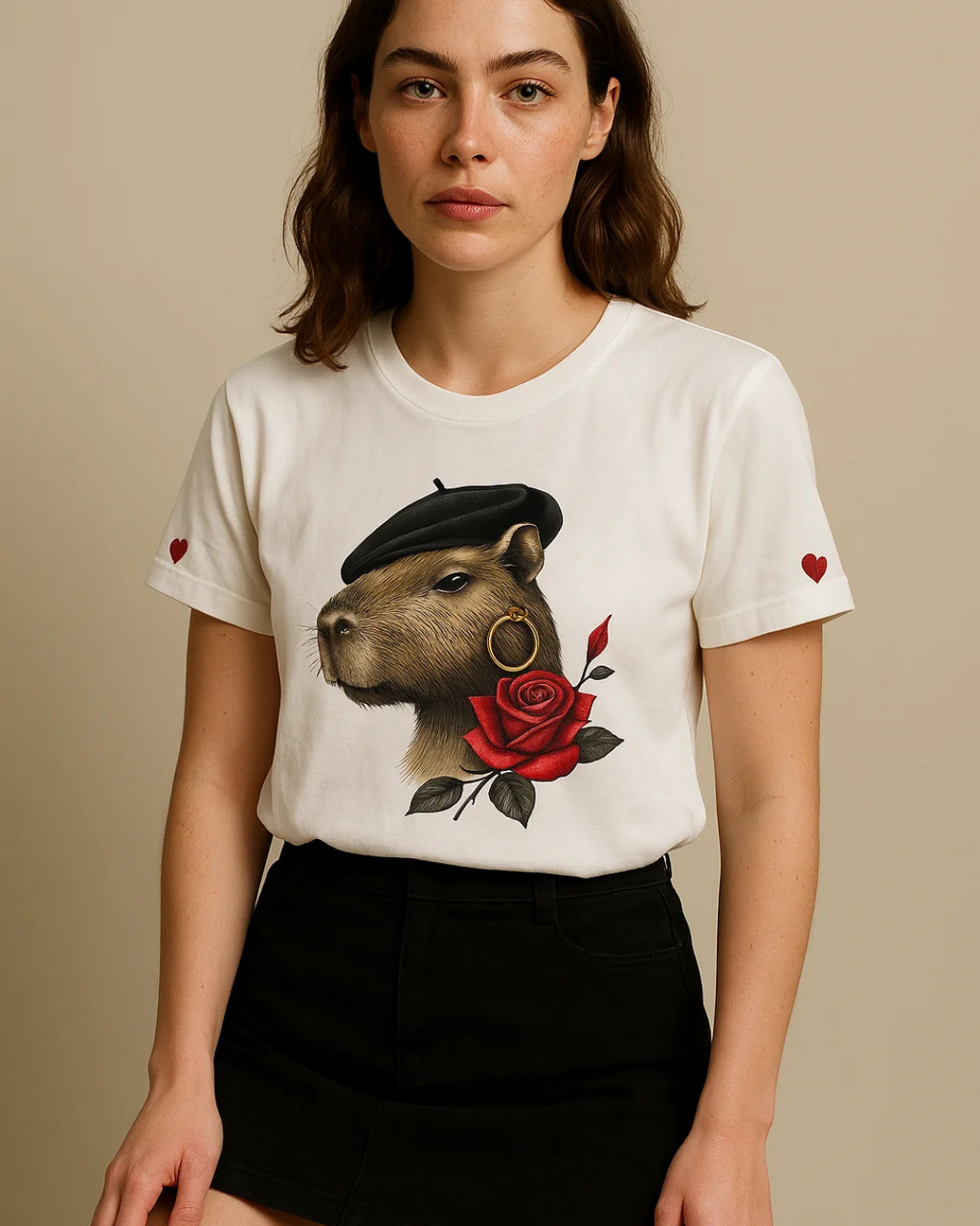 Camiseta Capy Amor