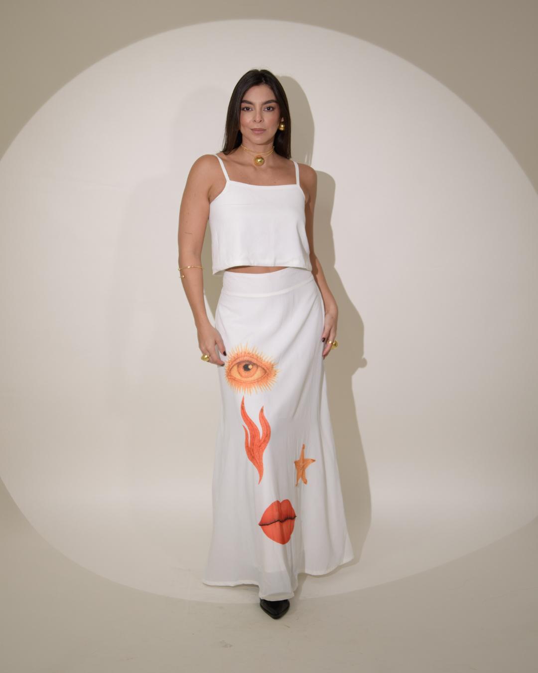 Set Cosmic Muse (Top + Falda)